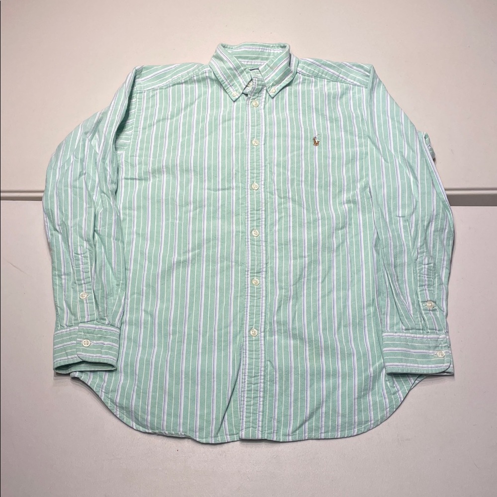 Ralph Lauren young adult size large 14 Oxford Cloth button down Shirt